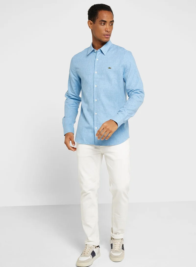 LACOSTE Essential Slim Fit Shirt