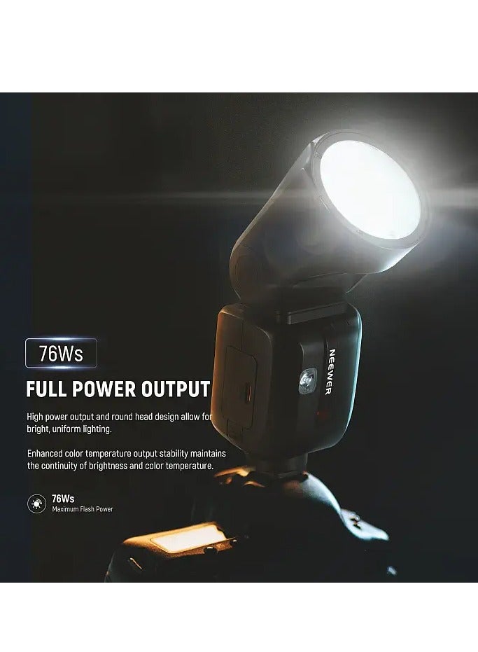 نيوير NEEWER Z2 PRO TTL Round Head Flash Speedlite - Canon - Image 2