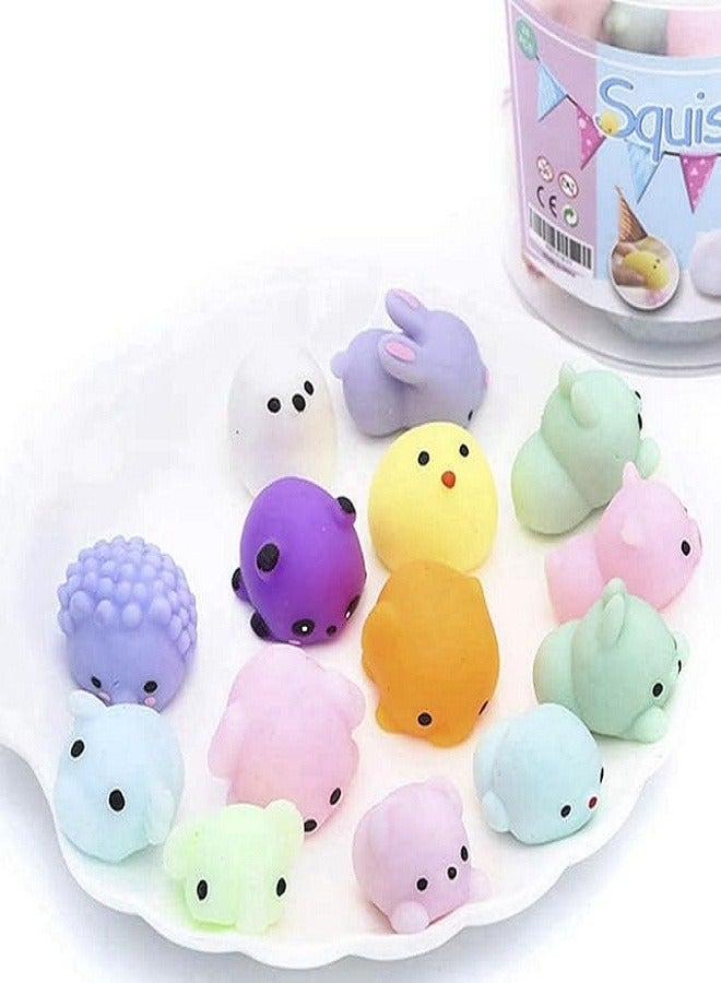 Mochi 24 Pcs Squishy Toy Kit, Mochi Toy Stress Reliever Anxiety Toys Set  with Storage Box - Image 5