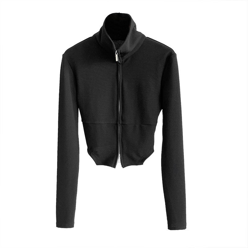 Ju Zhi【Outfits That Make You Fall In Love At First Sight】2025 Autumn Korean-Style Slim-Fit Sweet And Cool Spicy Girl Style 8659 - Image 2