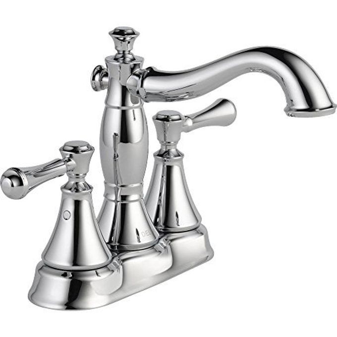 Delta Faucet Cassidy Centerset Bathroom Faucet Chrome, Bathroom Sink Faucet, Metal Drain Assembly, Chrome 2597Lf-Mpu - Image 4