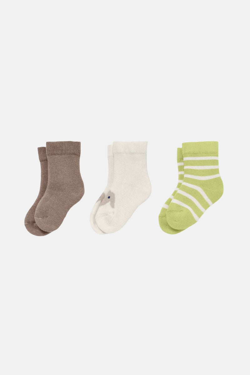 Tchibo Toddlers Girl 3 Pairs Socks, Multicolor - Image 2
