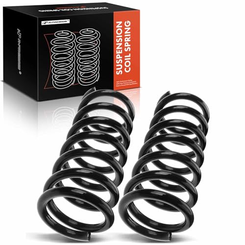 A-Premium 2Pcs Rear Suspension Coil Spring Set Compatible with Nissan Pathfinder Armada 2004, Armada 2006-2015 & INFINITI QX56 2004-2010, Driver and Passenger Side, Replace# 550207S621 - Image 1