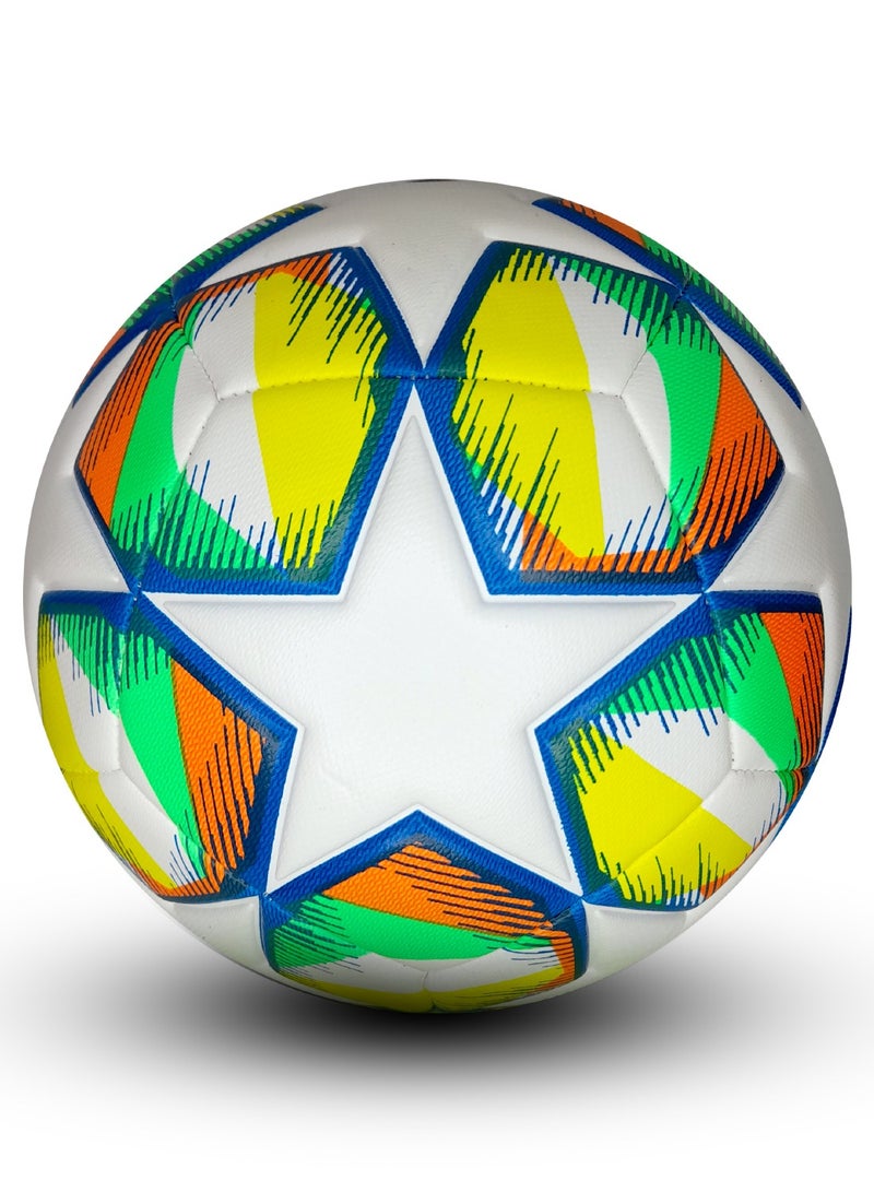 أتش برو كرة قدم H PRO Premium Match | مصممة للتحكم والأداء الفائق | مقاس 5 | متعددة الألوان - Image 2