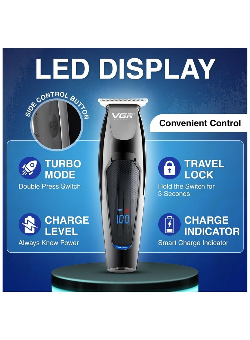 VGR Charging time: 2 hrs, run time: 120 min, rechargeable 600mAh Lithium battery black - Image 5