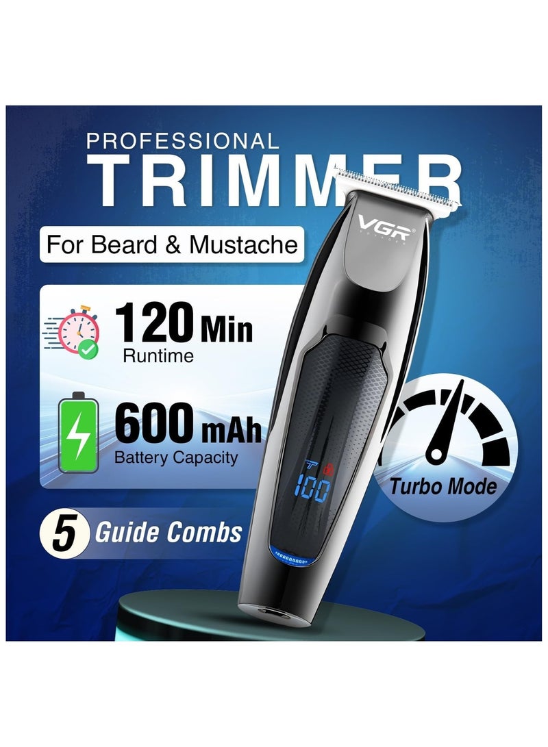 VGR Charging time: 2 hrs, run time: 120 min, rechargeable 600mAh Lithium battery black - Image 2