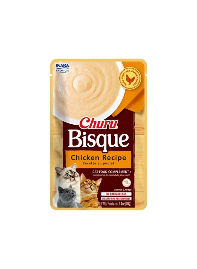 INABA علاج القطط القابل لللعق بنكهة دجاج إينابا تشورو - 40 جرام