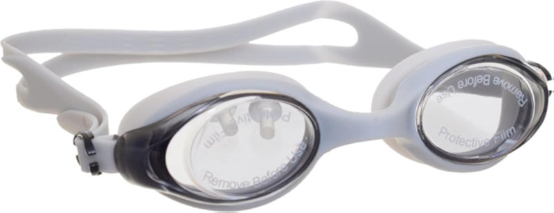 Silicone Swimming Goggles With Ear Plugs - Grey