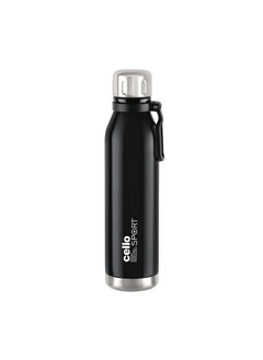 Cello Cello Bentley Stainless Steel Flask, 800ml, Black | 24 Hours Hot and Cold Thermoflask | Leak Proof & Screw Top Lid | Ideal for Office, Gym, Home, Kitchen, Hiking, Trekking, Travel Bottle  - Image 1
