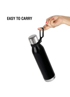 Cello Cello Bentley Stainless Steel Flask, 800ml, Black | 24 Hours Hot and Cold Thermoflask | Leak Proof & Screw Top Lid | Ideal for Office, Gym, Home, Kitchen, Hiking, Trekking, Travel Bottle  - Image 4