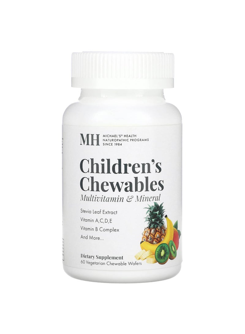 Children's Chewables, Natural Fruit , 60 Vegetarian Chewable Wafers