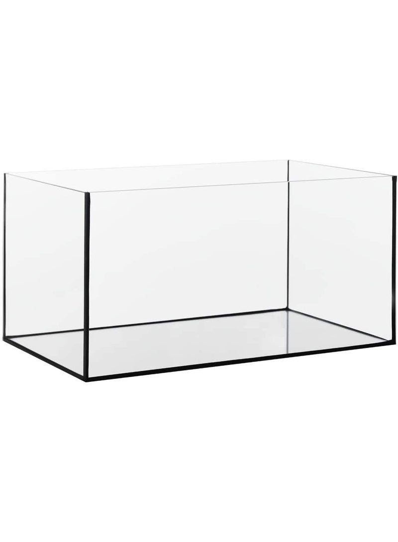 Hi Pets Supplies Super White Glass Aquarium Tank | 30cm (L) × 18cm (W) × 21cm (H) | 4mm Strong Glass Small Fish Tank | Crystal Clear Aquarium for Freshwater & Saltwater - Image 1