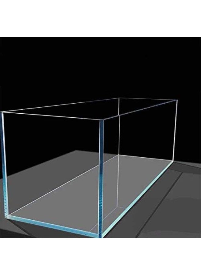Hi Pets Supplies Super White Glass Aquarium Tank | 30cm (L) × 18cm (W) × 21cm (H) | 4mm Strong Glass Small Fish Tank | Crystal Clear Aquarium for Freshwater & Saltwater - Image 3