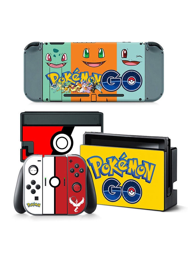 NIBEMINENT Console and Controller Decal Sticker Set For Nintendo Switch Pokemon