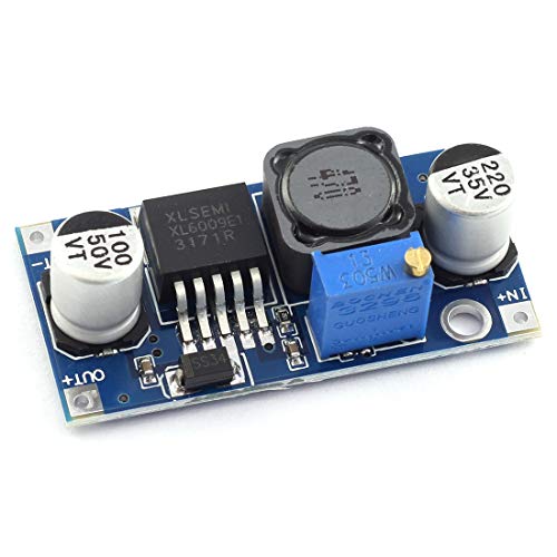 DZS Elec 6pcs XL6009 DC-DC Booster Converter Module 3V-32V to 5V-35V 4A Adjustable Step-up Voltage Regulator 5V 9V 12V 24V Power Supply Module - Image 4