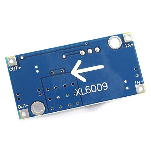 DZS Elec 6pcs XL6009 DC-DC Booster Converter Module 3V-32V to 5V-35V 4A Adjustable Step-up Voltage Regulator 5V 9V 12V 24V Power Supply Module - Image 2