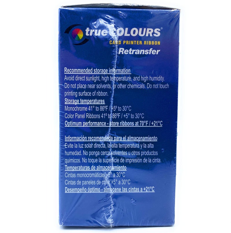 Zebra Technologies شريط الألوان الحقيقي YMCK من زيبرا تكنولوجيز 800012-480، متوافق مع سلسلة ZXP 8، 500 ملصق لكل لفة - Image 2