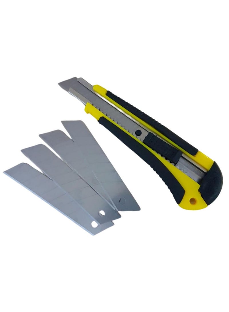 Scalpel with a non-slip handle and 4 extra blades - Image 1