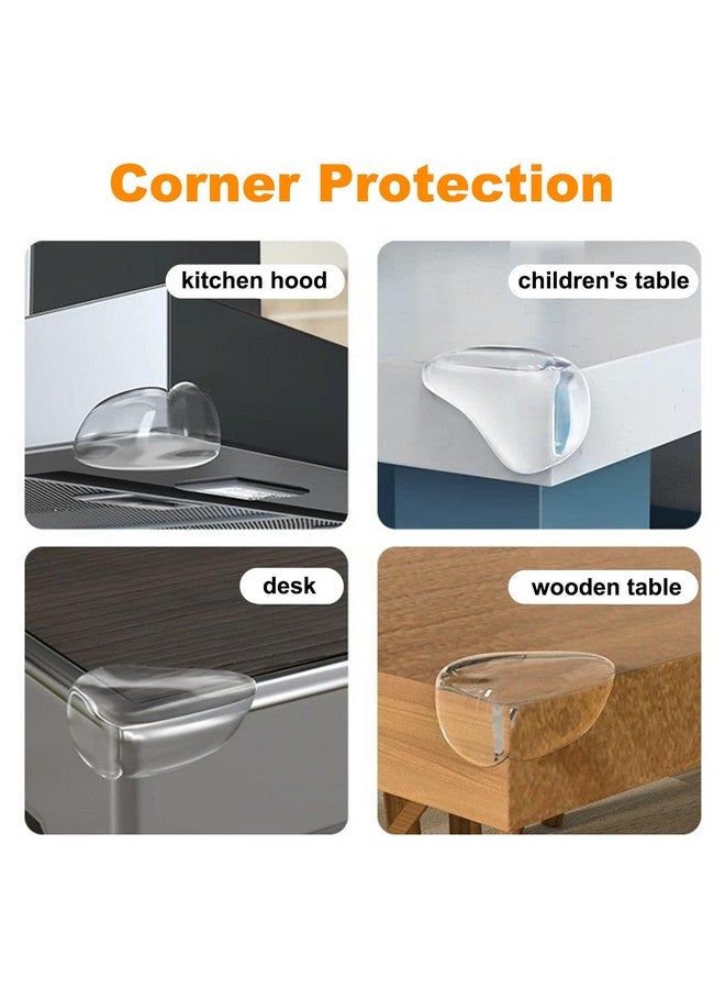 CHENYA 16 Pack Clear Corner Protectors for Furniture,Table Corner Protectors,Furniture Corner Guard & Edge Safety Bumpers for Table Edges & Sharp Corners(L Shape) - Image 4