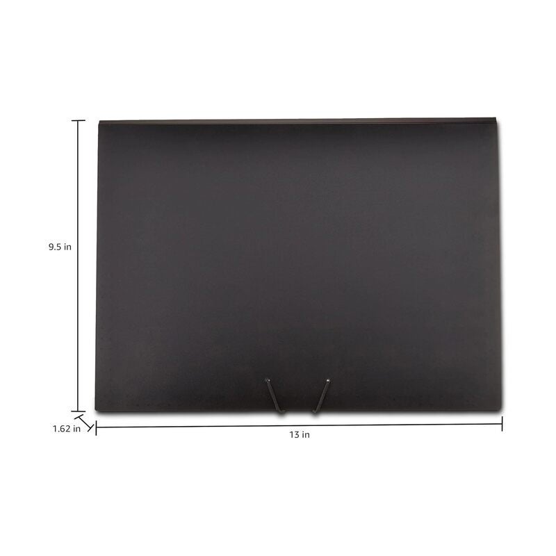 1PCS Expanding Organizer File Folder, Letter Size A4 - Black - Image 2