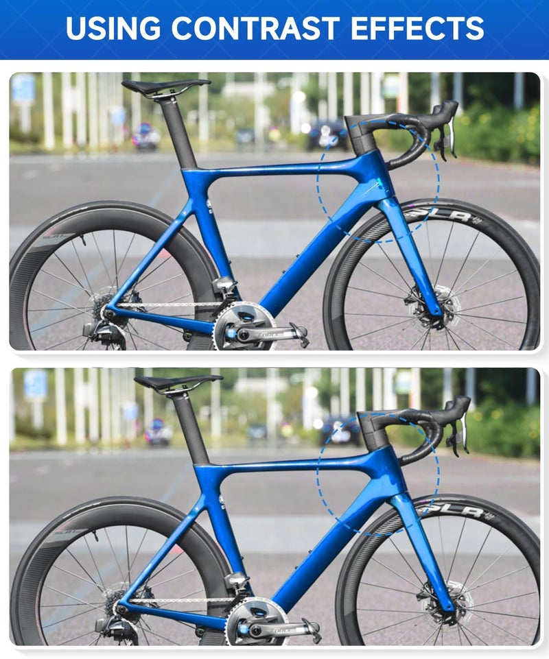 RSACET Sapphire Matte(#354CDE) Bike Touch Up Paint Compatible with Giant Exact Match Bike Paint for Scratched or Chipped Bike Frames - Image 3