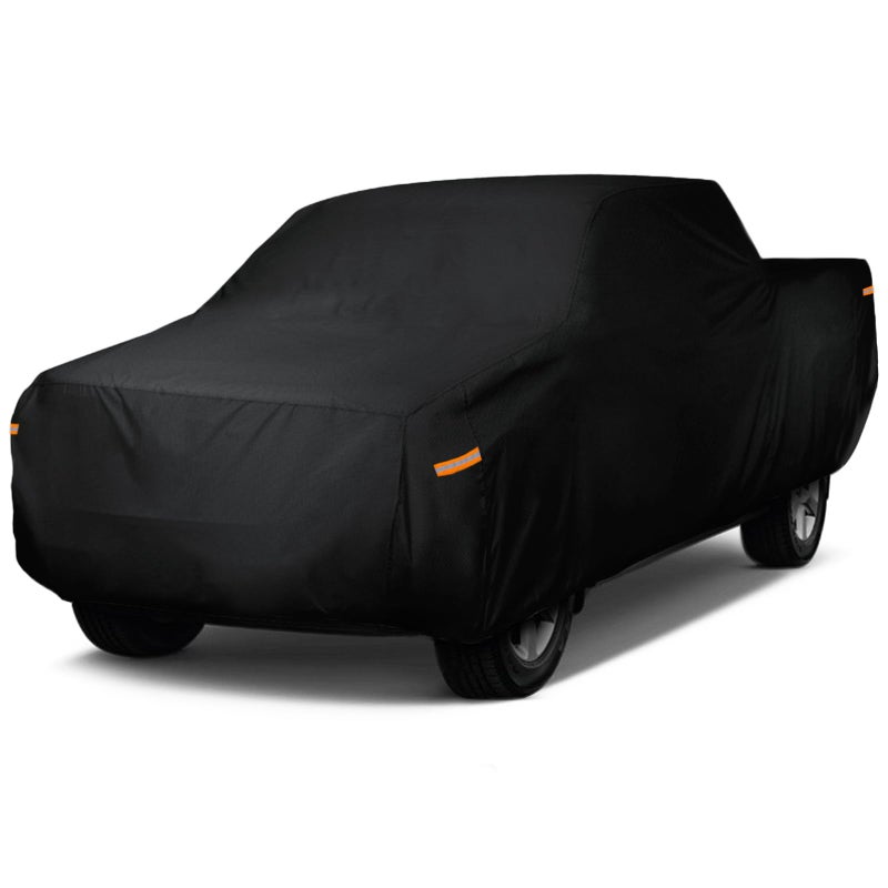 EzyShade 10Layer Truck Cover Waterproof All Weather See Vehicle SizeChart for Accurate Fit Outdoor Pickup Truck Covers Silverado F150 RAM 1500 Sun Snow Rain Black Size T4 See SizeChart