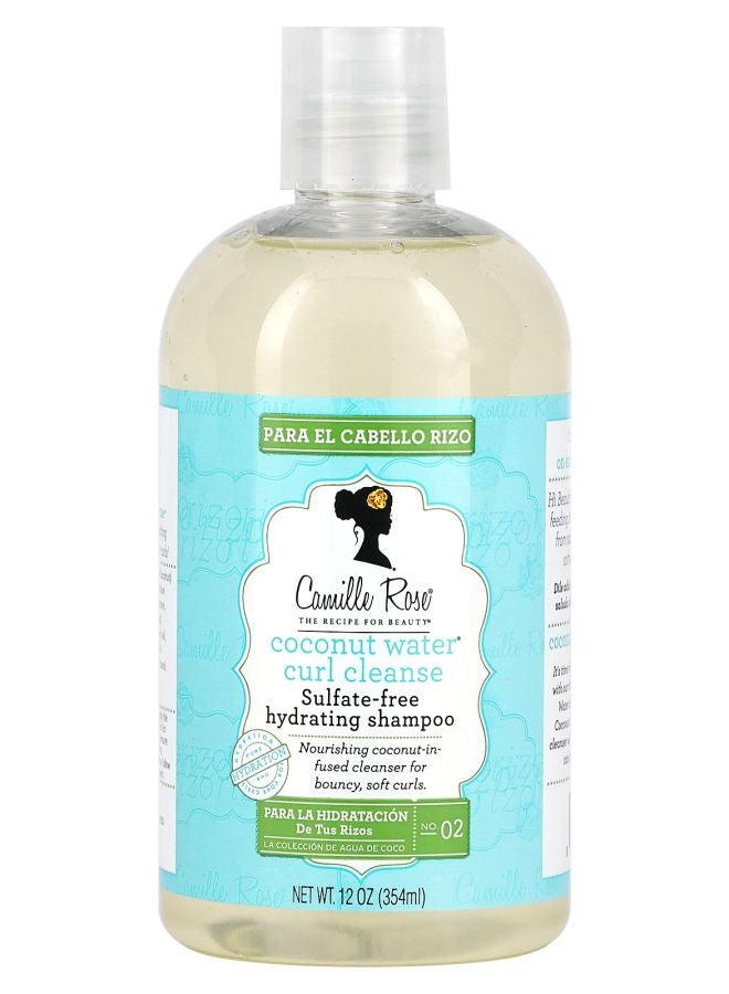 شامبو تنظيف وترطيب الشعر المجعد بماء جوز الهند 12 أونصة (354 مل)