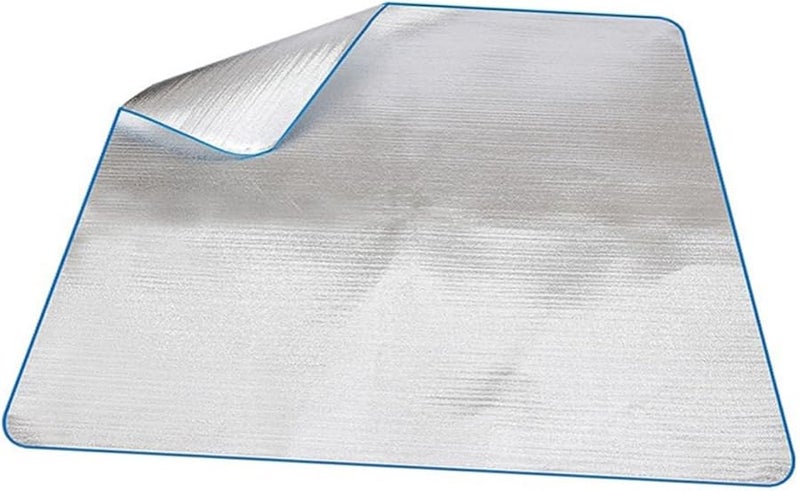 حصيرة نزهة مزدوجة الجوانب من فيلم الألومنيوم مقاومة للماء وقابلة للحمل للتخييم والشاطئ - Image 1