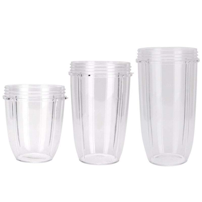 Sduck Sduck Replacement Cup for Nutribullet Replacement Parts 32oz 18oz 24oz for Nutri Bullet 600W and 900W, 3 pcs/pack 