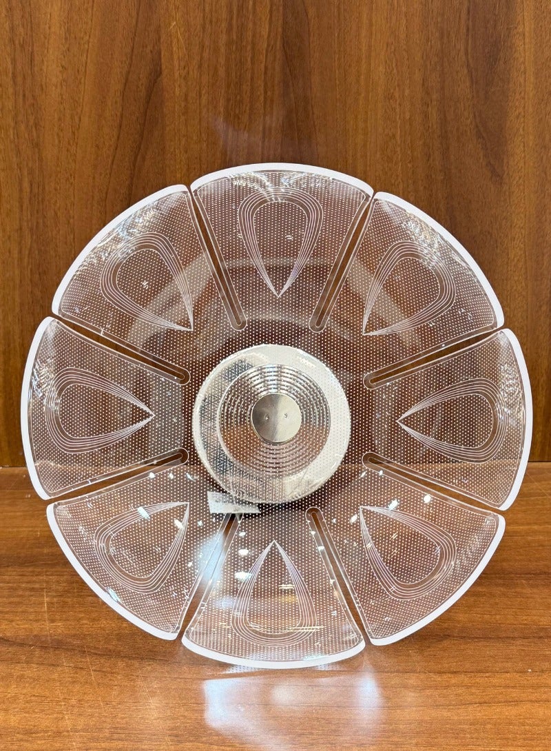 القناص حامل حلويات كبير من الأكريليك عالي الجودة بقاعدة متينة | مثالي لتقديم الشوكولاتة والحلويات والمخبوزات | مناسب للاستخدام في المنزل والحفلات والمناسبات الخاصة - Image 3