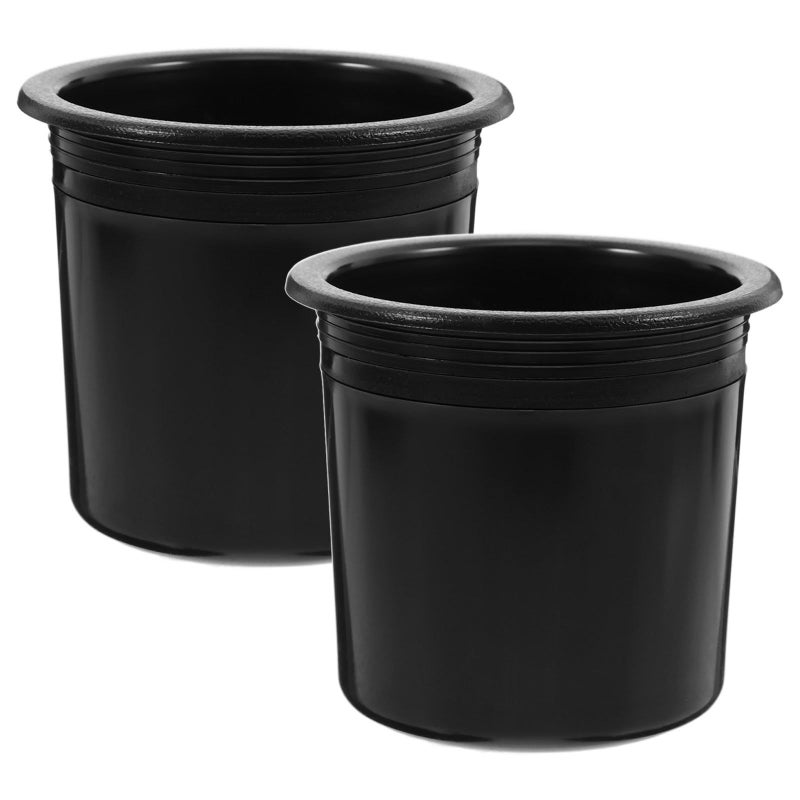 2pcs Plastic Cup Holder Inserts for Trailer Car Recessed Can Drink Storage - Image 2