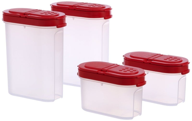 Tupperware TP540T128 Tupperware Modular Spice Shakers Set of 4