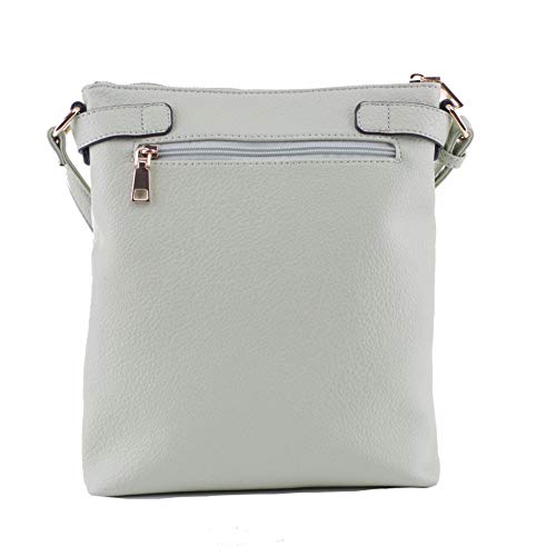 SG SUGU Katie Lightweight Medium Crossbody Bag Shoulder Bag with Multi Pocket for Women | Mint - Image 3