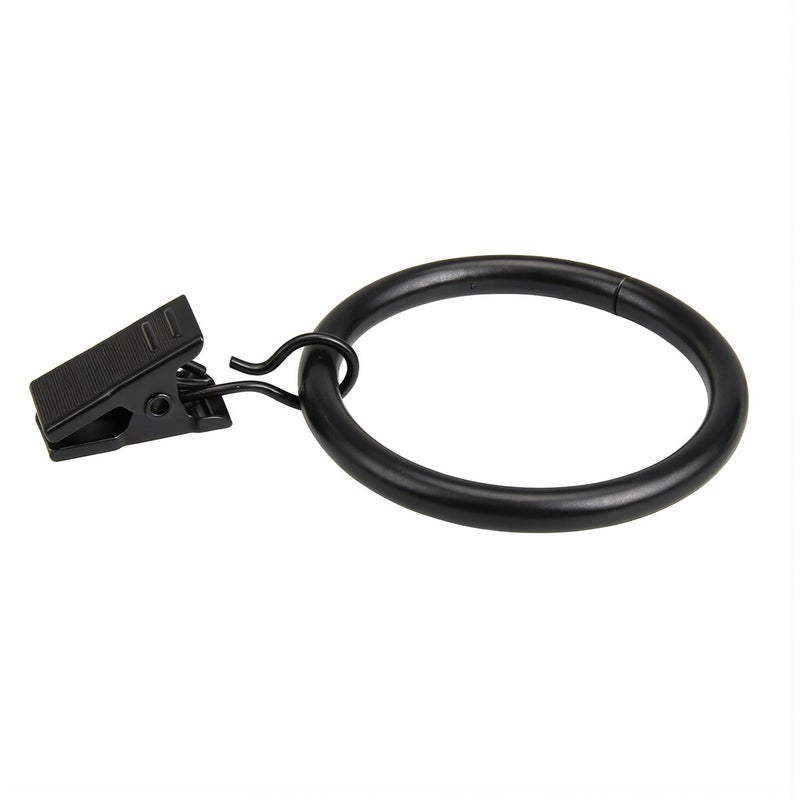 Curtain Rings Red Bronze 25mm Diameter Metal Clips Rust Proof Roman Rod Drape Holders - Image 3
