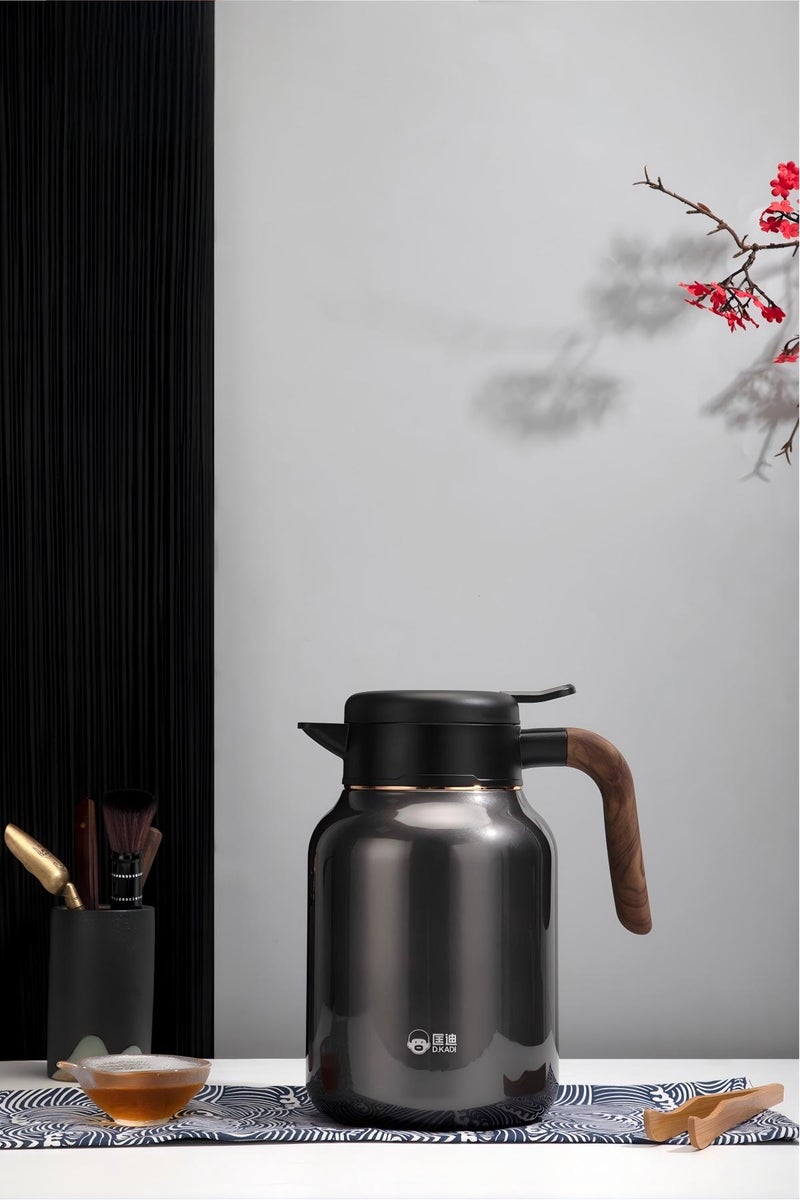 Model 9068 Large Capacity Thermal Teapot, 304 Stainless Steel Body, Random Color, Long Time Warm Keeping - Image 4