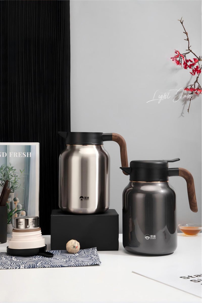 Model 9068 Large Capacity Thermal Teapot, 304 Stainless Steel Body, Random Color, Long Time Warm Keeping - Image 5