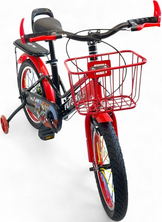 فلاش دراجة فلاش كيدز للأولاد ، اللون احمر، مقاس 12 من سن 3 سنوات ل5 سنوات - الوكيل الرسمي في مصر لشركة GTG TOYS - Image 2