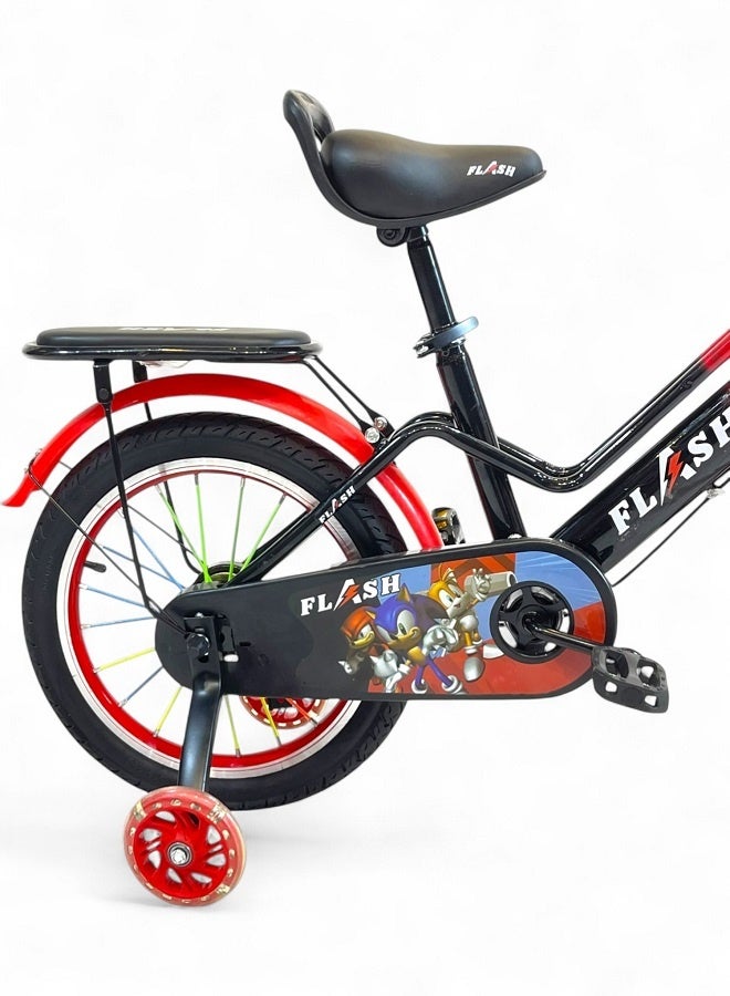 فلاش دراجة فلاش كيدز للأولاد ، اللون احمر، مقاس 12 من سن 3 سنوات ل5 سنوات - الوكيل الرسمي في مصر لشركة GTG TOYS - Image 4