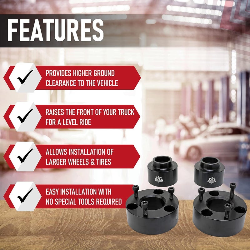 AA Ignition 3 Inch Front and 2 Inch Rear Leveling Kit for Dodge Ram 1500 4WD (2009-2018) - Image 2