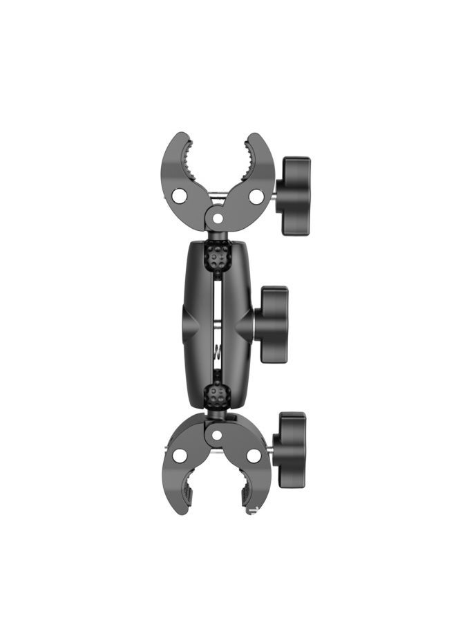 Upgraded Motorcycle Double-headed Strong Clip Sports Camera Motorcycle Strong Clip Invisible Selfie Stick Double Fixed Riding-Color:Upgraded Single Head 6CM Strong Clip + Ball Head + Screw - Image 5