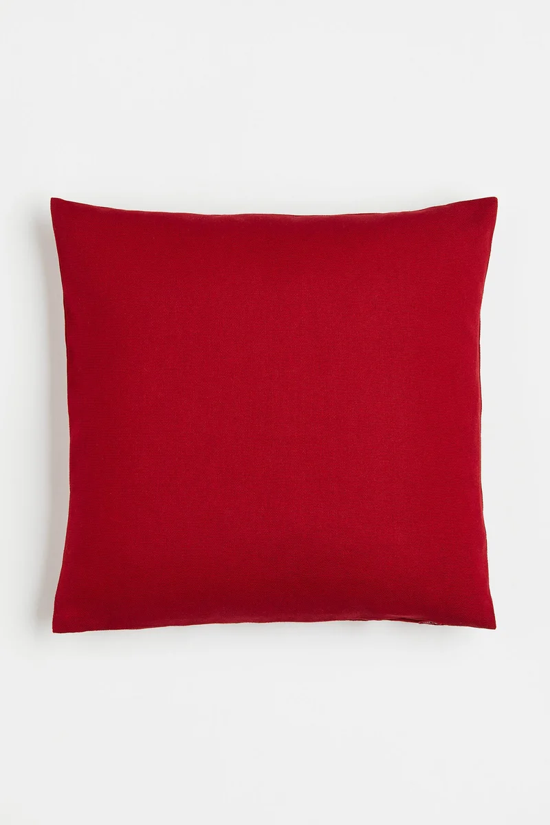 H&M Cotton canvas cushion cover