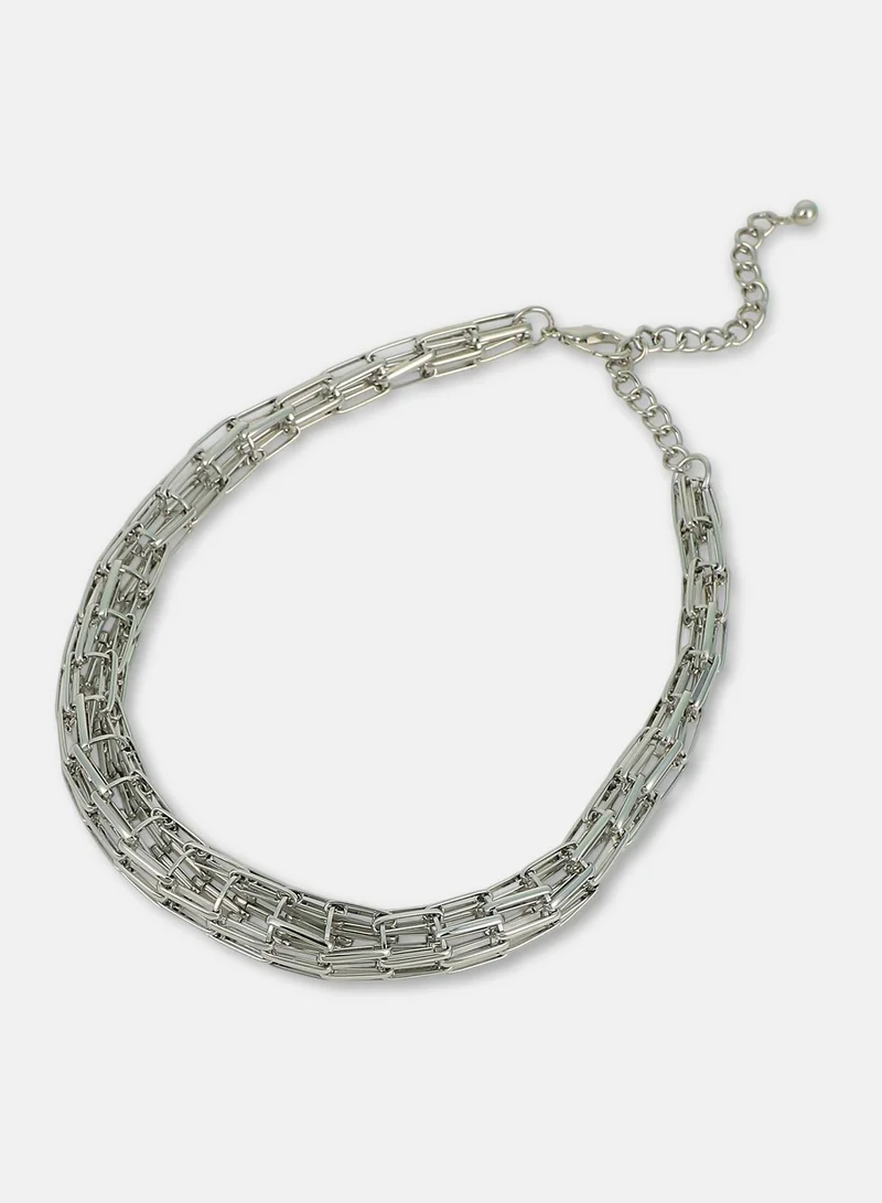 SOHI  Women's Braid Pin-Link Necklace for Women | Best Price UAE