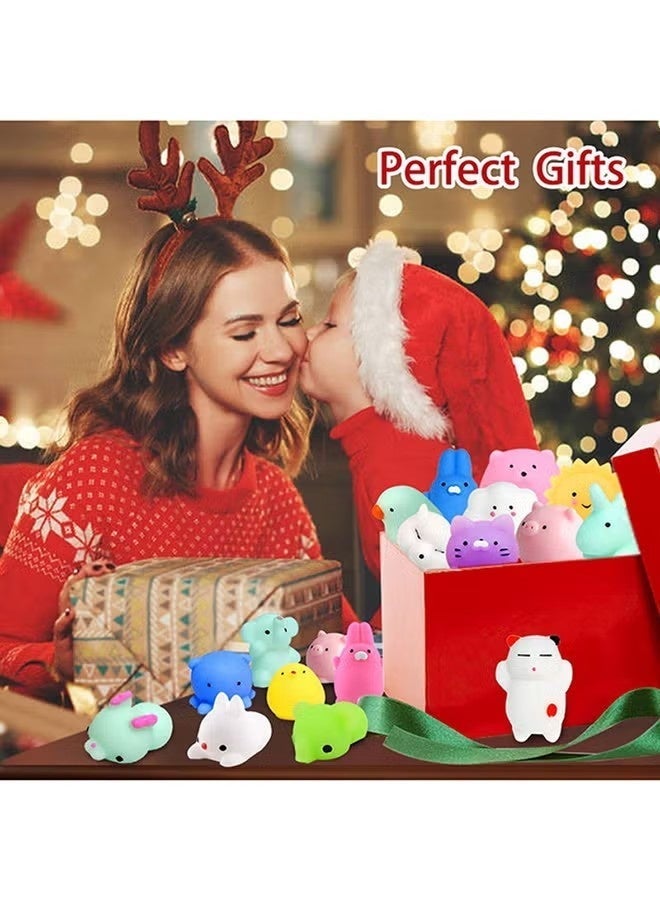 50-Piece Unicorn Squishy Toy Set, Stress Relief Fidget Toys, Elastic Soft Silicone Washable Squeeze Toys, Kids Gift Party Favor Assortment, Multicolor Random Style - Image 5