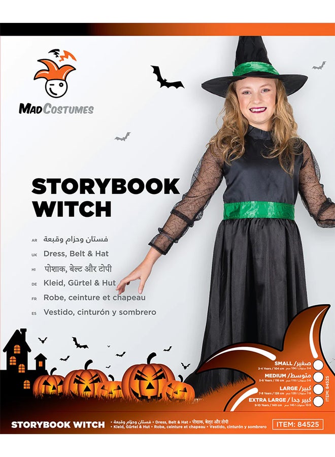 Mad Costumes Storybook Witch Kids Costume 5-6 Years - Image 4