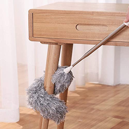 RAYMOX Microfiber Feather Duster Bendable & Extendable Fan Cleaning Duster with 100 inches Expandable Pole Handle Washable Duster for High Ceiling Fans,Window Blinds, Furniture (Standard) - Image 5