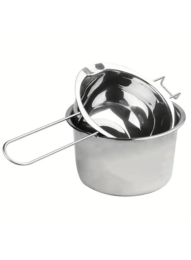 1 Set Stainless Steel Water Separation Heating Pot Set 304 Food Grade Double Boiler Milk Pot Home Kitchen Steamer Cookware with Lid Soup Pot Rice Cooker Baby Food Warmer Mothers Day Gift New Year Present - Image 5