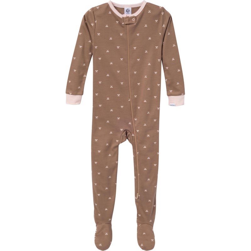 Gerber Baby-Girls 4-Pack Footed Pajamas, Ballerinas, 12 Months - Image 5