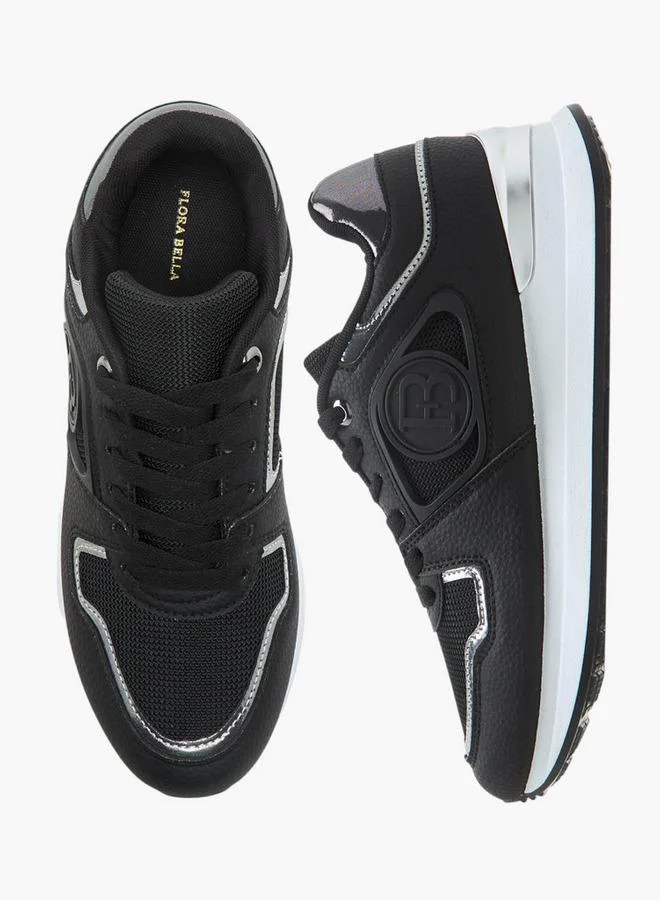 Flora Bella By Shoexpress Panelled Lace-Up Sneakers