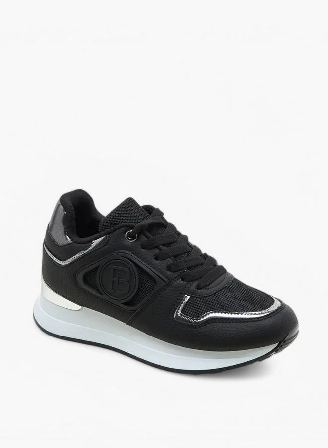 Flora Bella By Shoexpress Panelled Lace-Up Sneakers