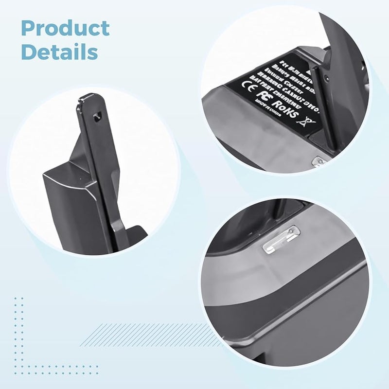 محول Dw20V7 لمكنسات دايسون V7 محول بطارية 20 فولت ماكس XR مع حماية متعددة - Image 3